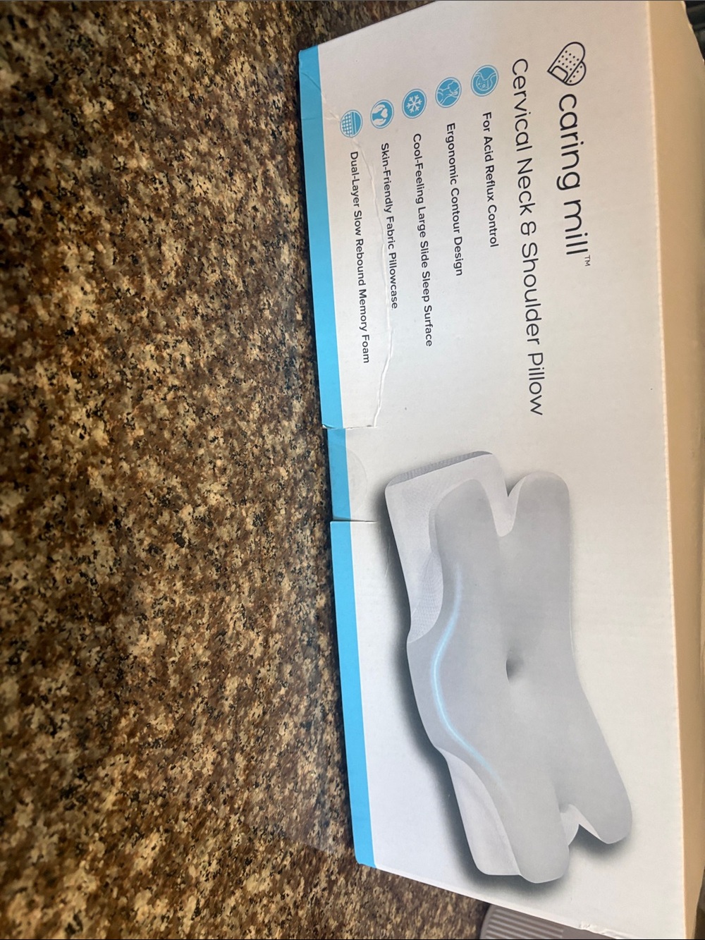 Cervical Neck & Shoulder Pillow - White